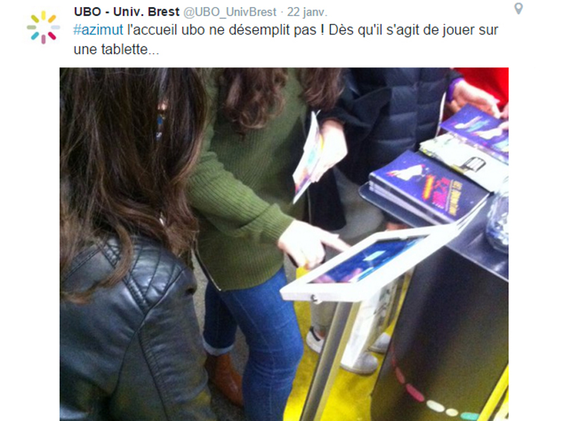 Développement jeu tablette Memory UBO Brest